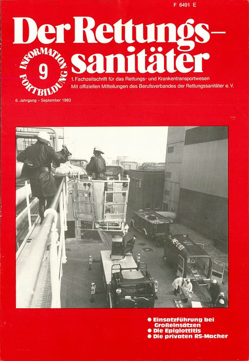 Der Rettungssanitäter 09/1983