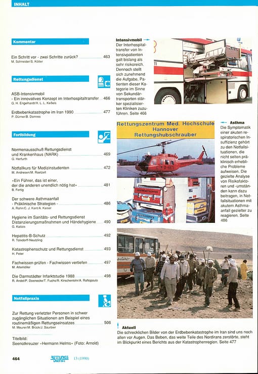 RETTUNGSDIENST 08/1990