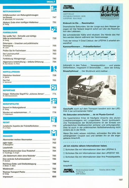 RETTUNGSDIENST 12/1986