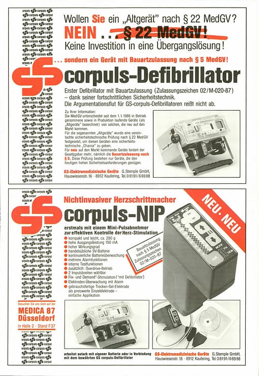 RETTUNGSDIENST 11/1987
