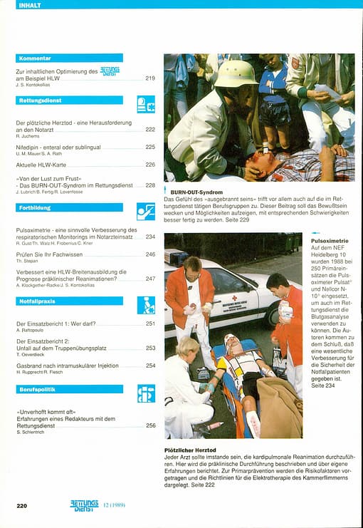 RETTUNGSDIENST 04/1989