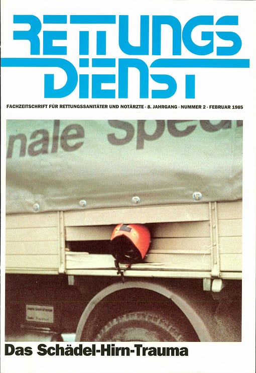 RETTUNGSDIENST 02/1985