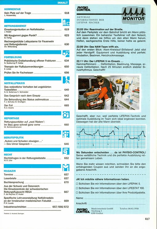 RETTUNGSDIENST 10/1986