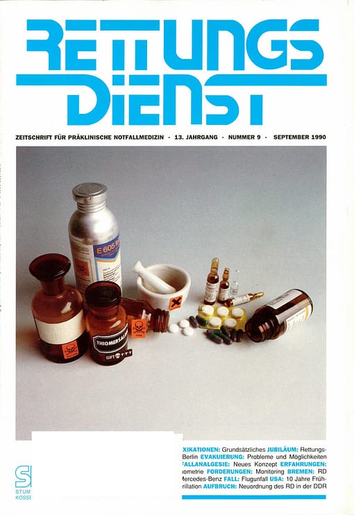 RETTUNGSDIENST 09/1990