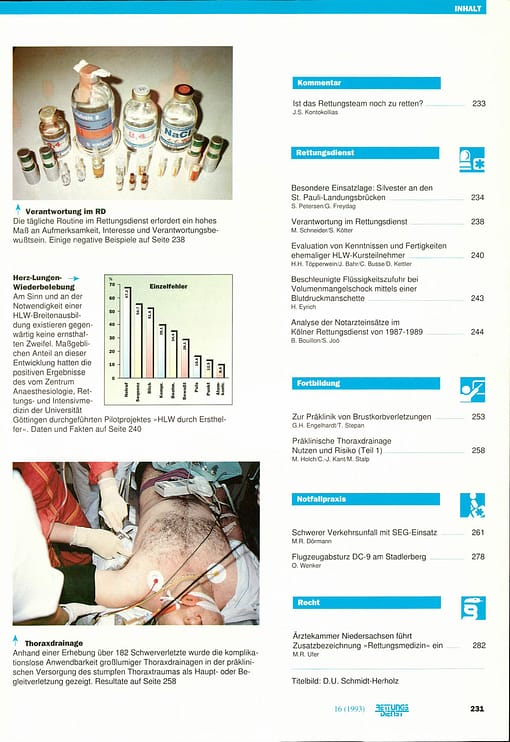 RETTUNGSDIENST 04/1993