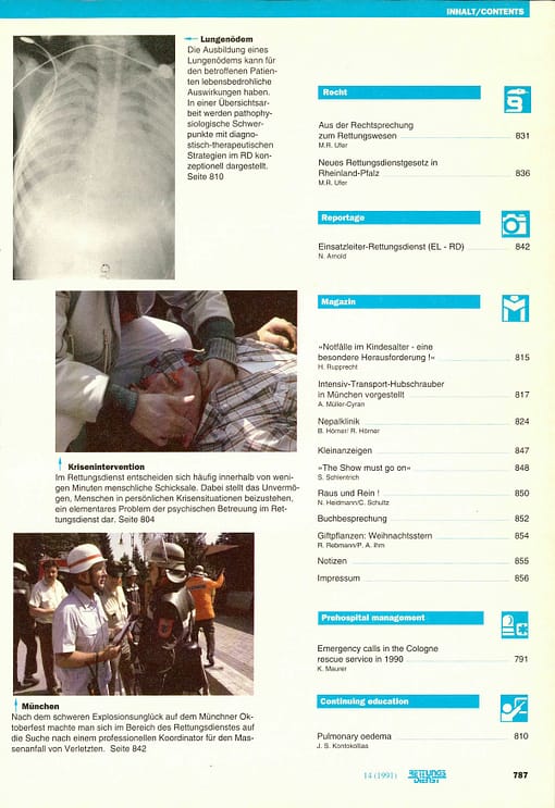 RETTUNGSDIENST 12/1991