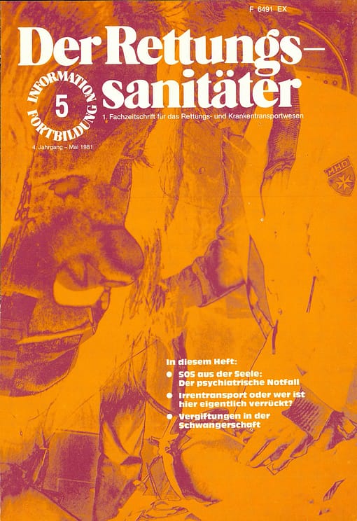 Der Rettungssanitäter 05/1981
