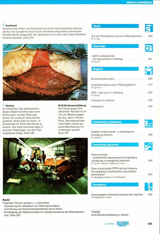 RETTUNGSDIENST 04/1989