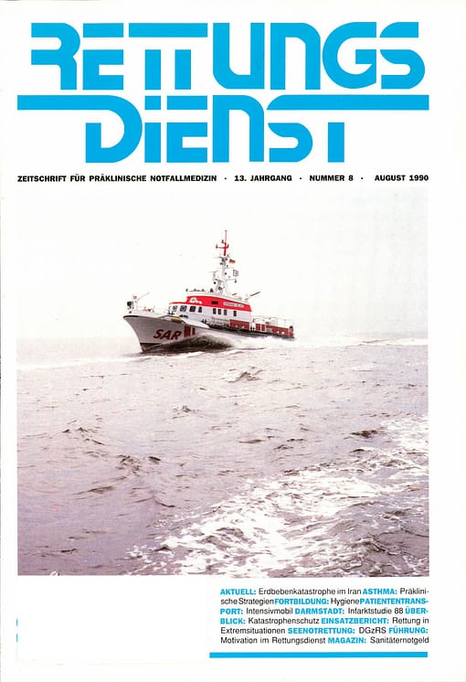 RETTUNGSDIENST 08/1990
