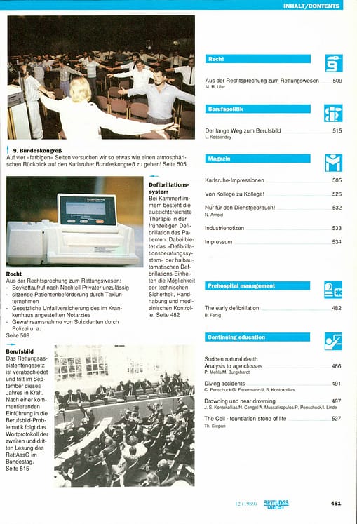 RETTUNGSDIENST 08/1989