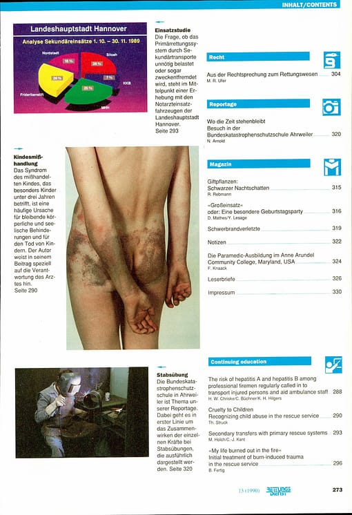 RETTUNGSDIENST 05/1990