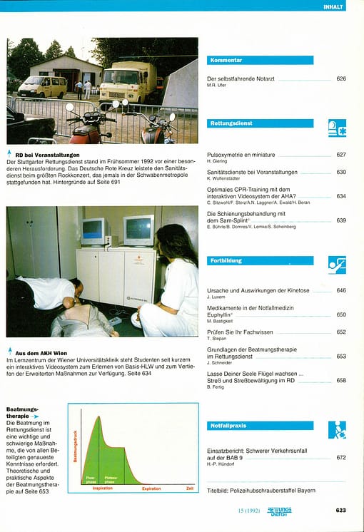 RETTUNGSDIENST 09/1992