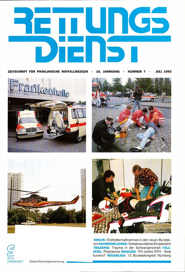 RETTUNGSDIENST 07/1993
