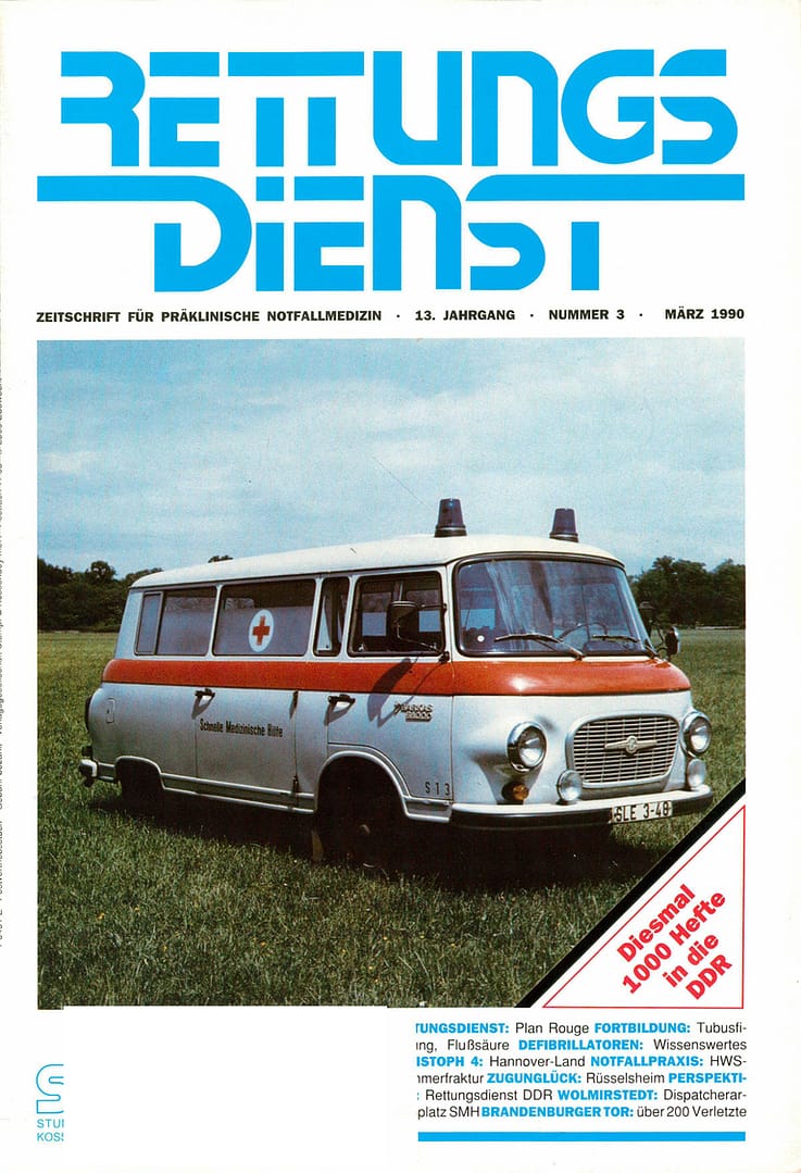 RETTUNGSDIENST 03/1990