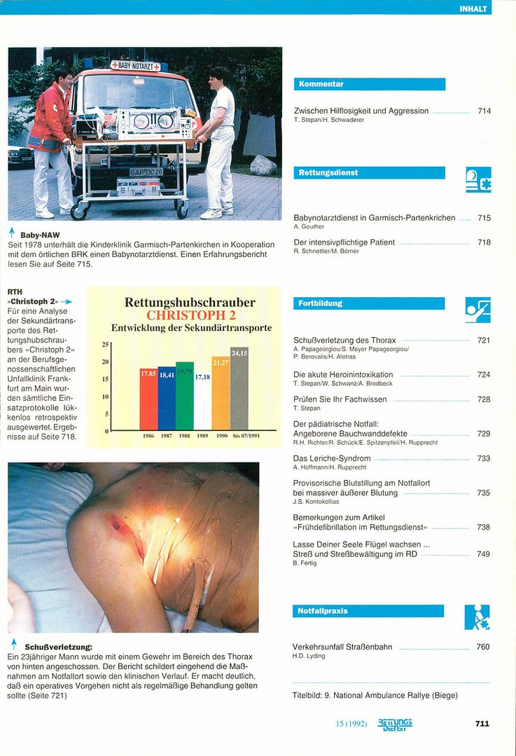 RETTUNGSDIENST 10/1992
