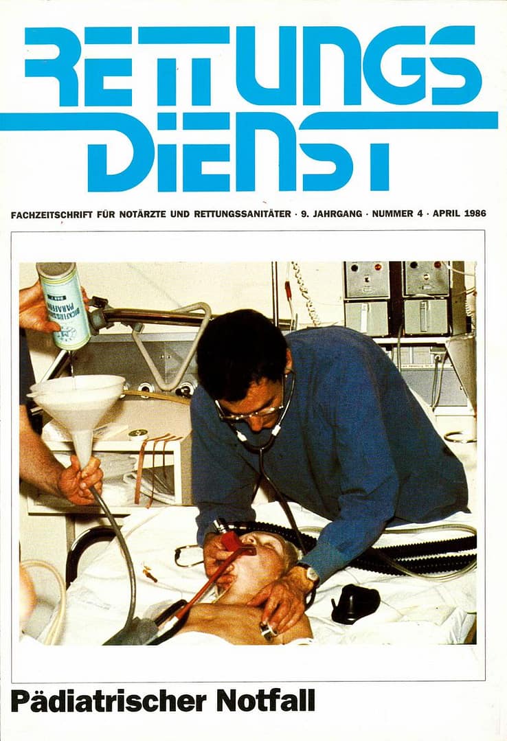 RETTUNGSDIENST 04/1986