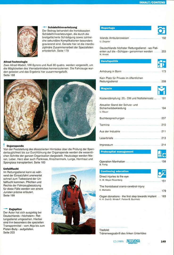 RETTUNGSDIENST 03/1989