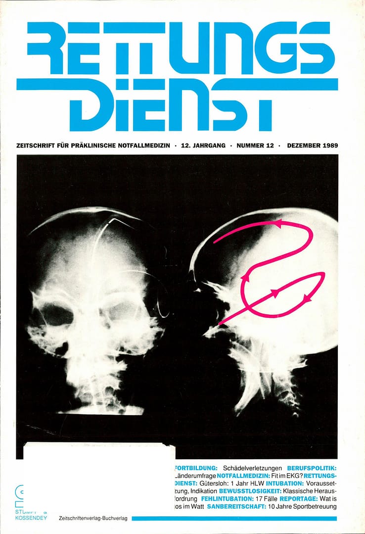 RETTUNGSDIENST 12/1989