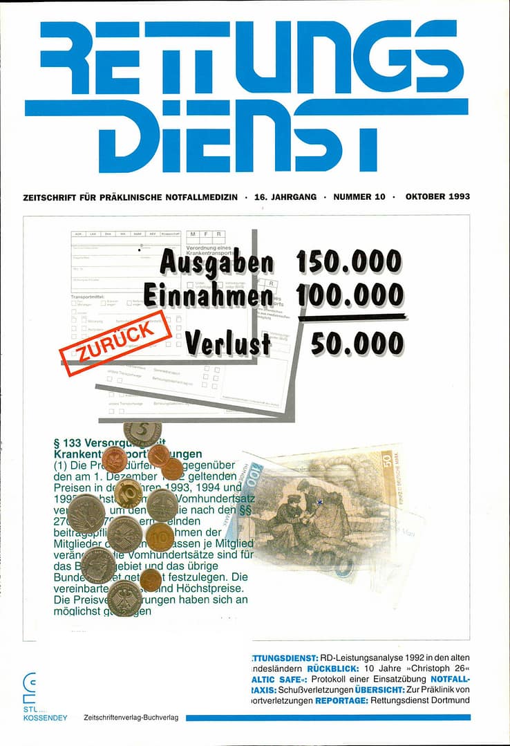 RETTUNGSDIENST 10/1993