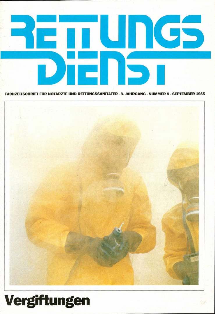 RETTUNGSDIENST 09/1985