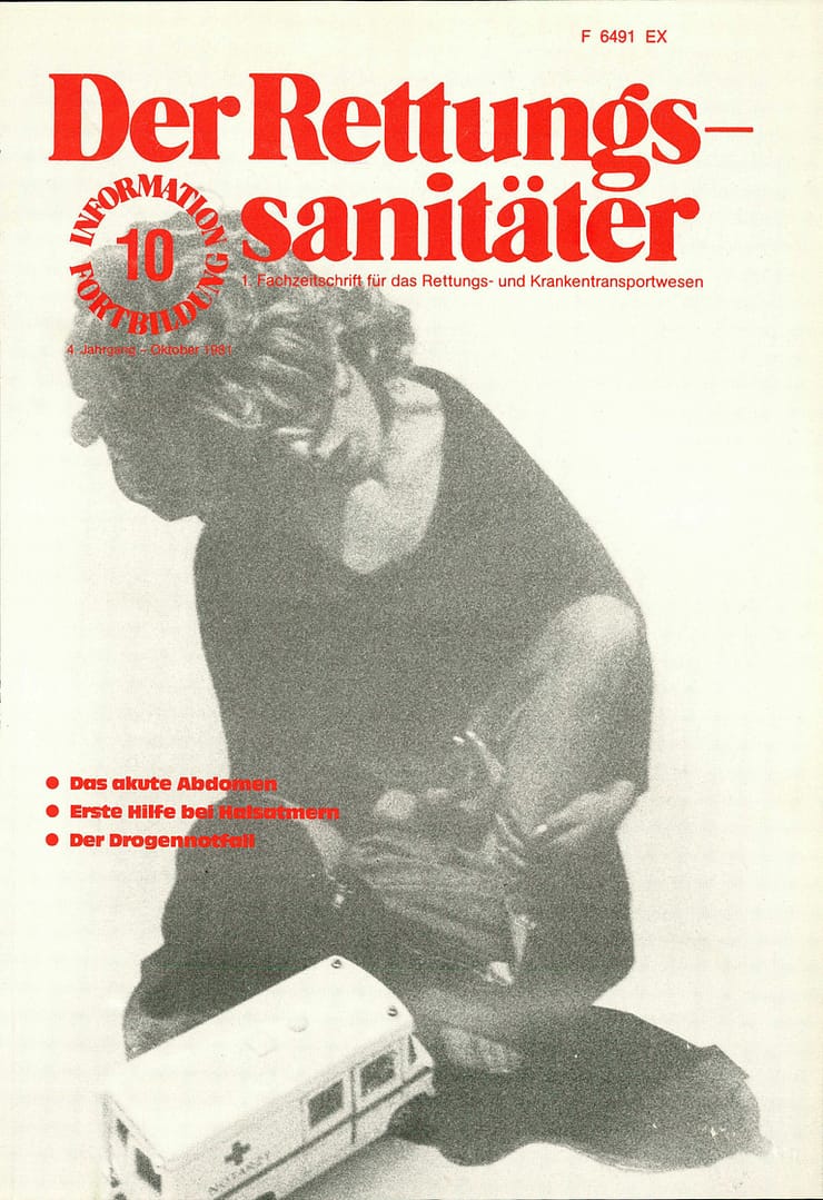 Der Rettungssanitäter 10/1981