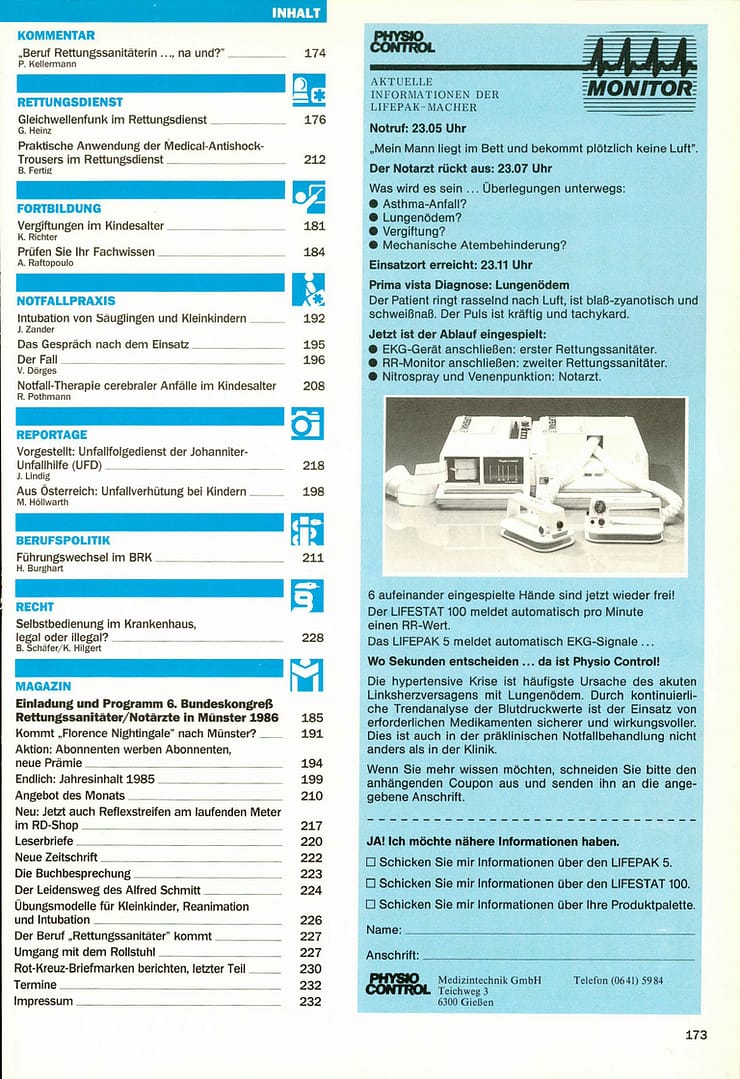 RETTUNGSDIENST 04/1986
