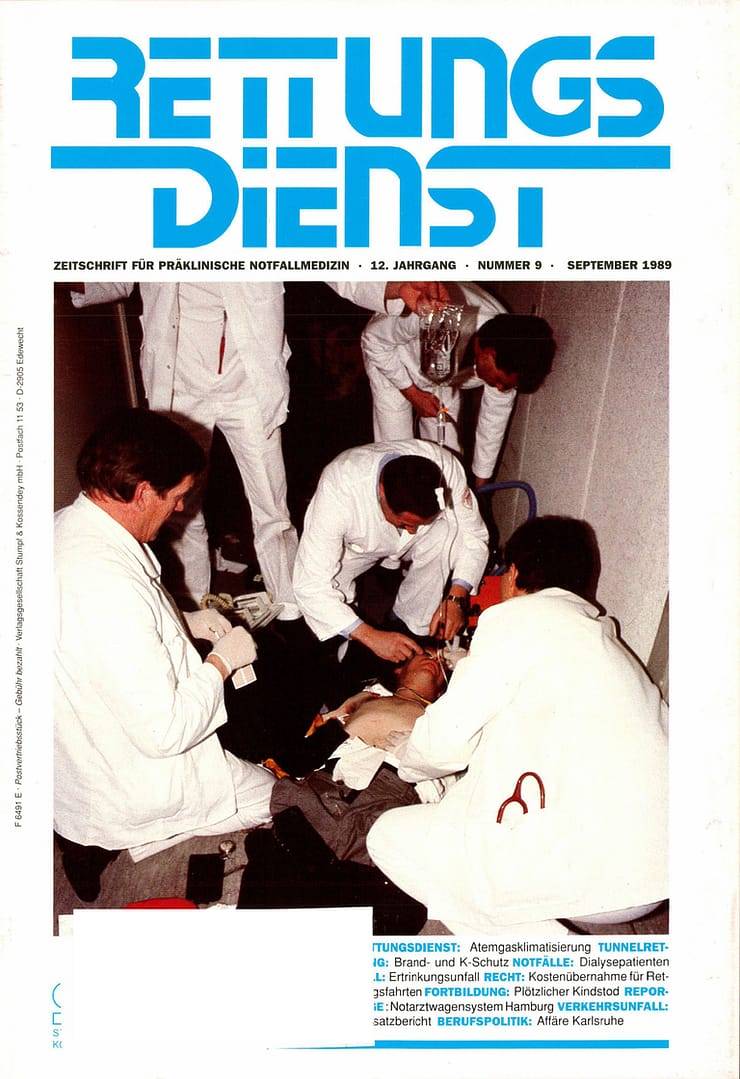 RETTUNGSDIENST 09/1989