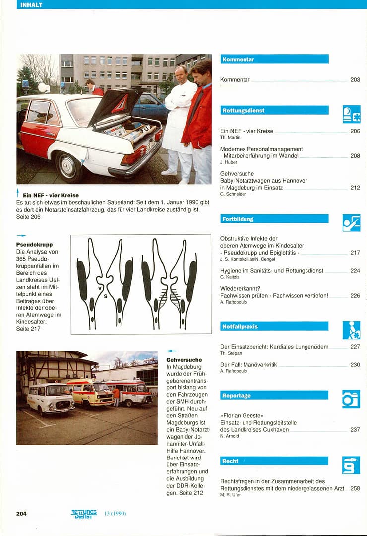 RETTUNGSDIENST 04/1990