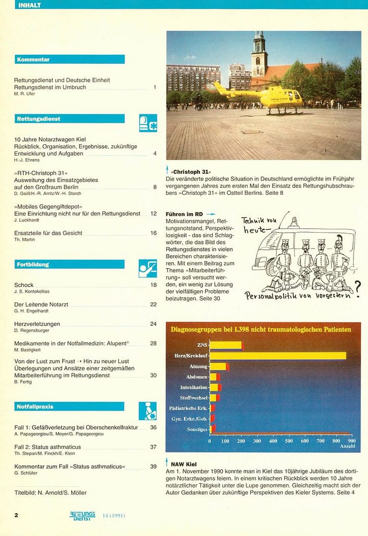 RETTUNGSDIENST 01/1991