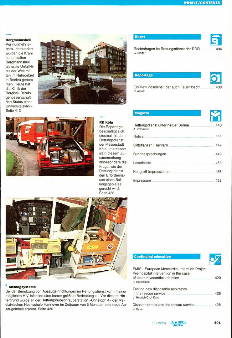 RETTUNGSDIENST 07/1990