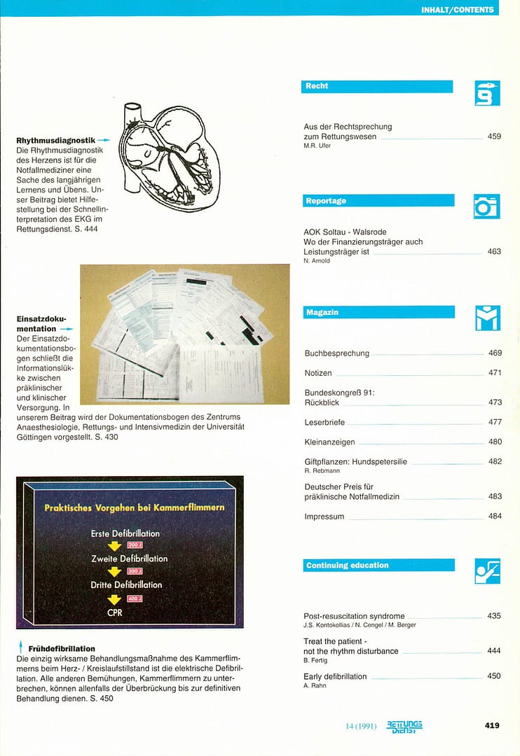 RETTUNGSDIENST 07/1991