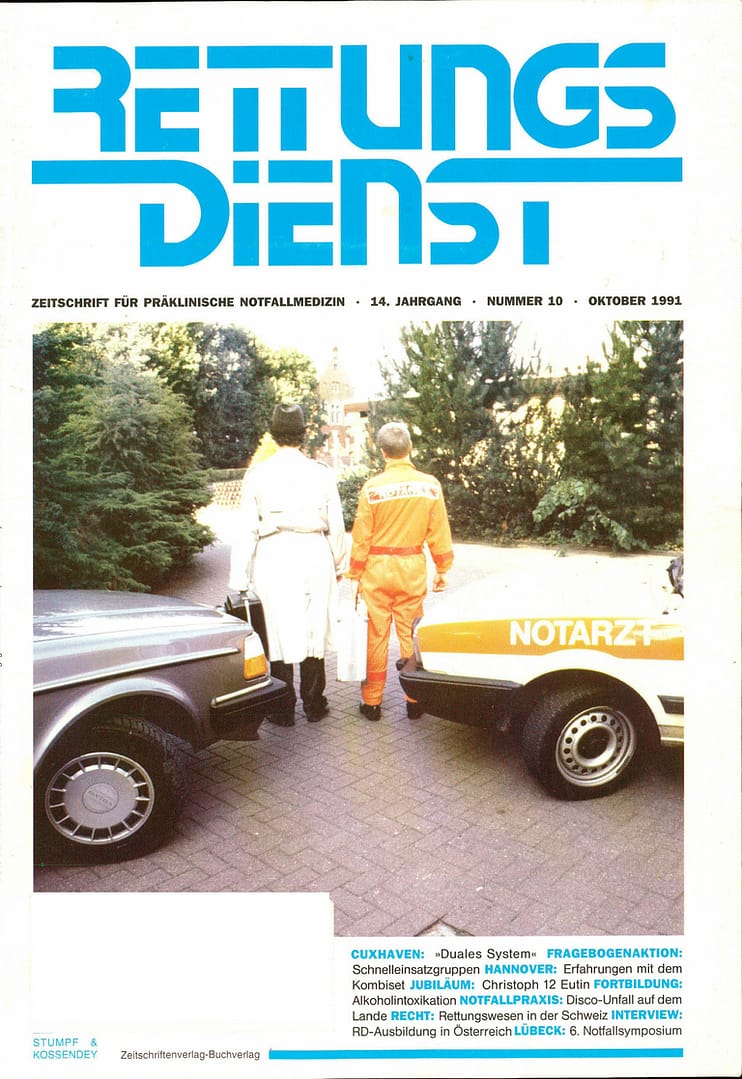 RETTUNGSDIENST 10/1991