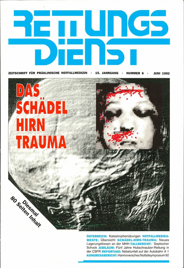 RETTUNGSDIENST 06/1992