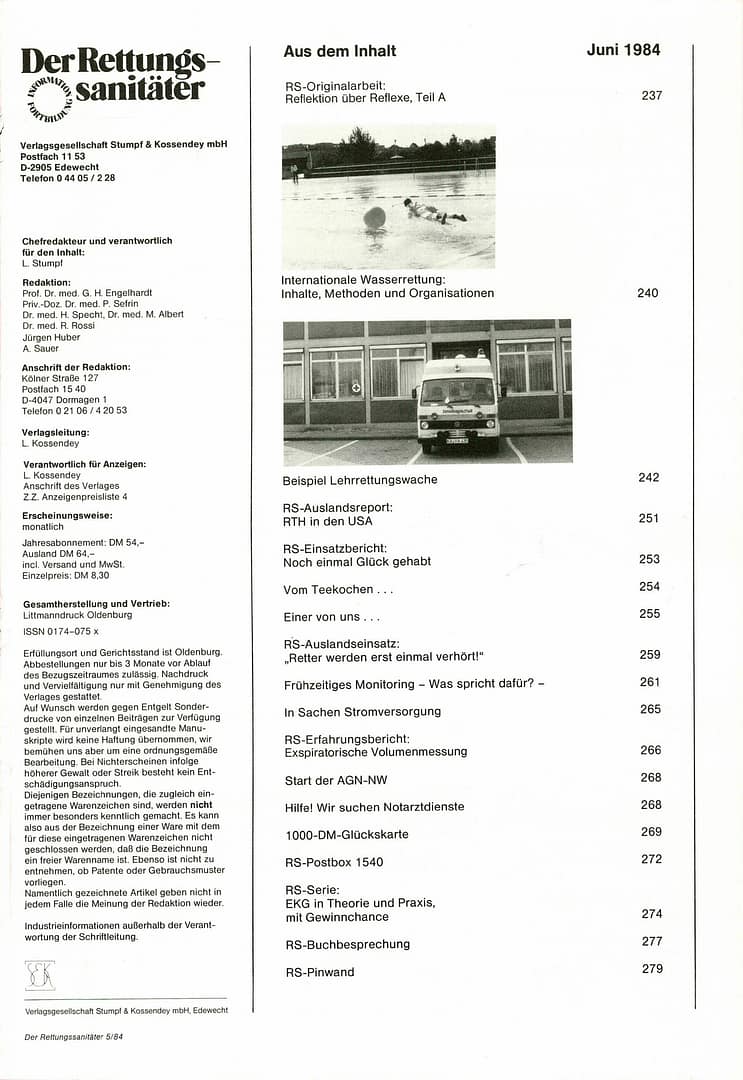 Der Rettungssanitäter 06/1984