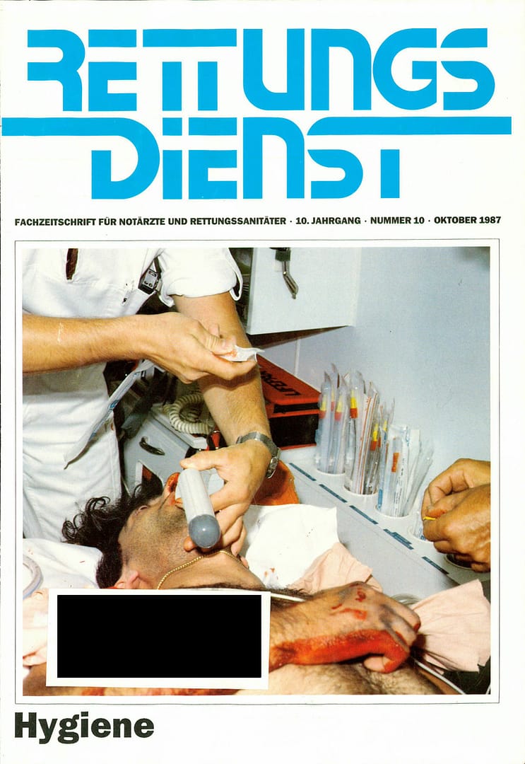 RETTUNGSDIENST 10/1987