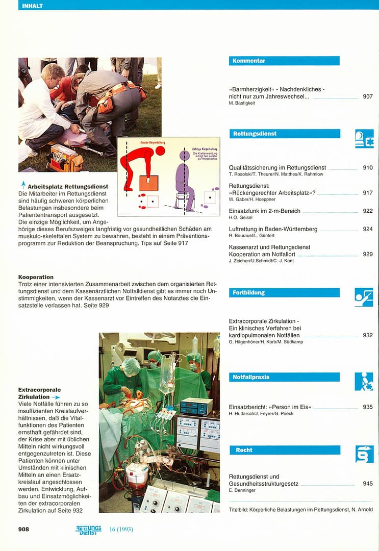 RETTUNGSDIENST 12/1993