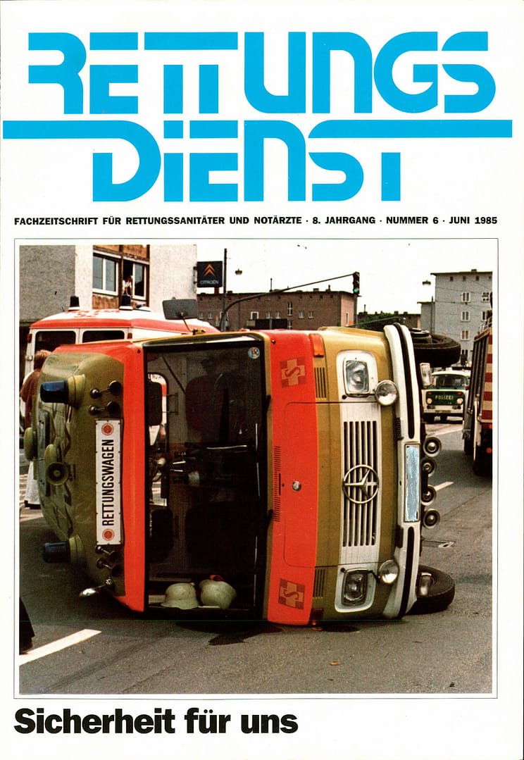 RETTUNGSDIENST 06/1985