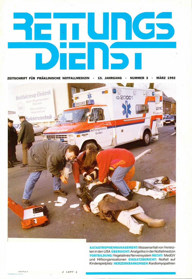 RETTUNGSDIENST 03/1992