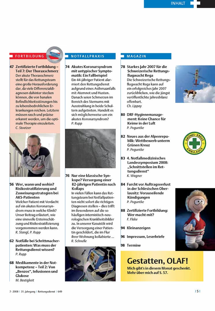RETTUNGSDIENST 07/2008