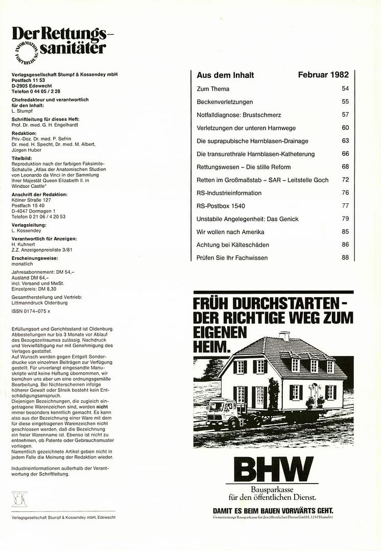 Der Rettungssanitäter 02/1982