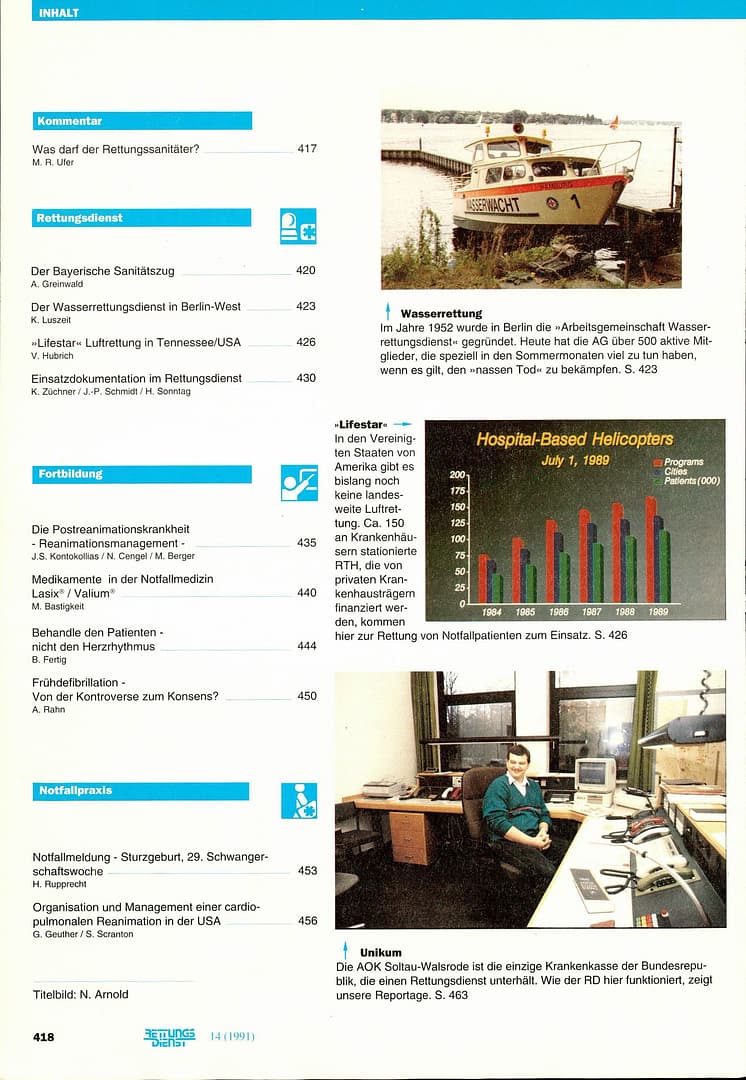 RETTUNGSDIENST 07/1991