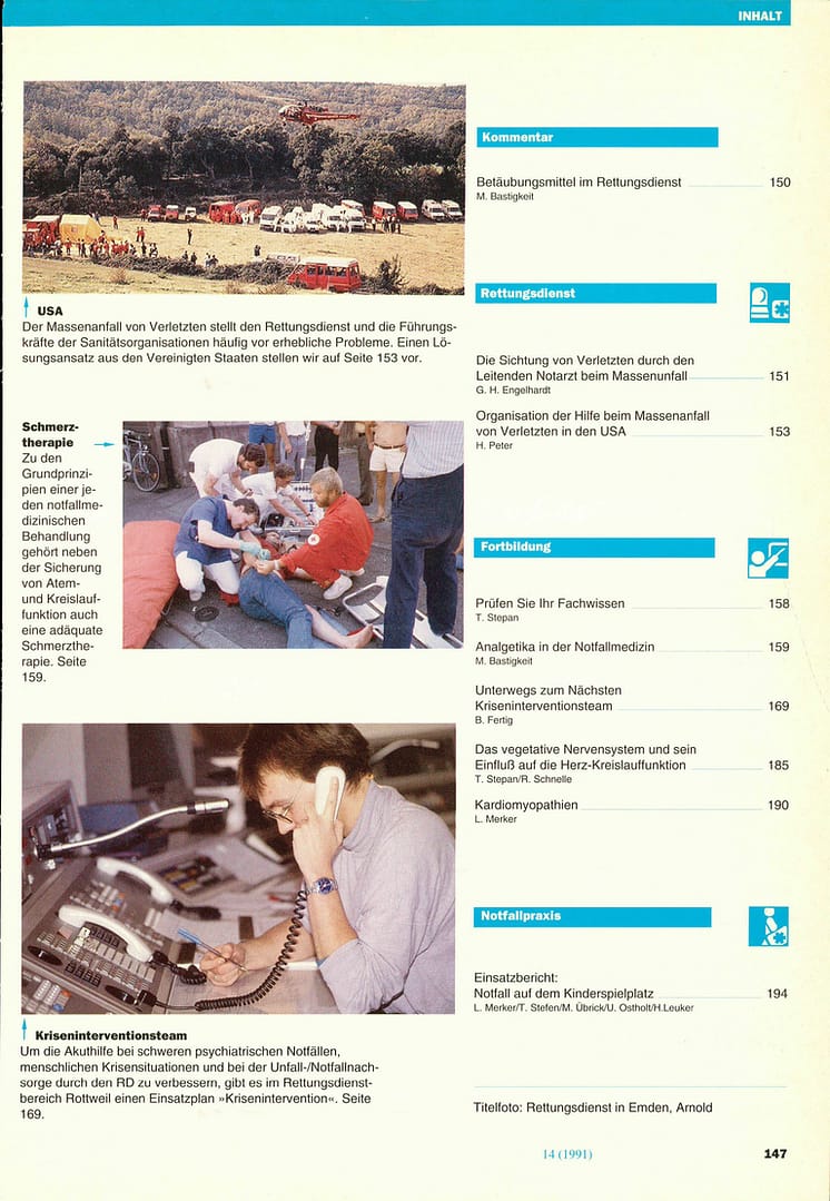 RETTUNGSDIENST 03/1992