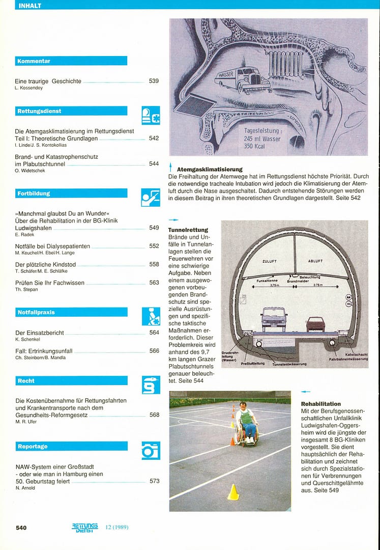 RETTUNGSDIENST 09/1989
