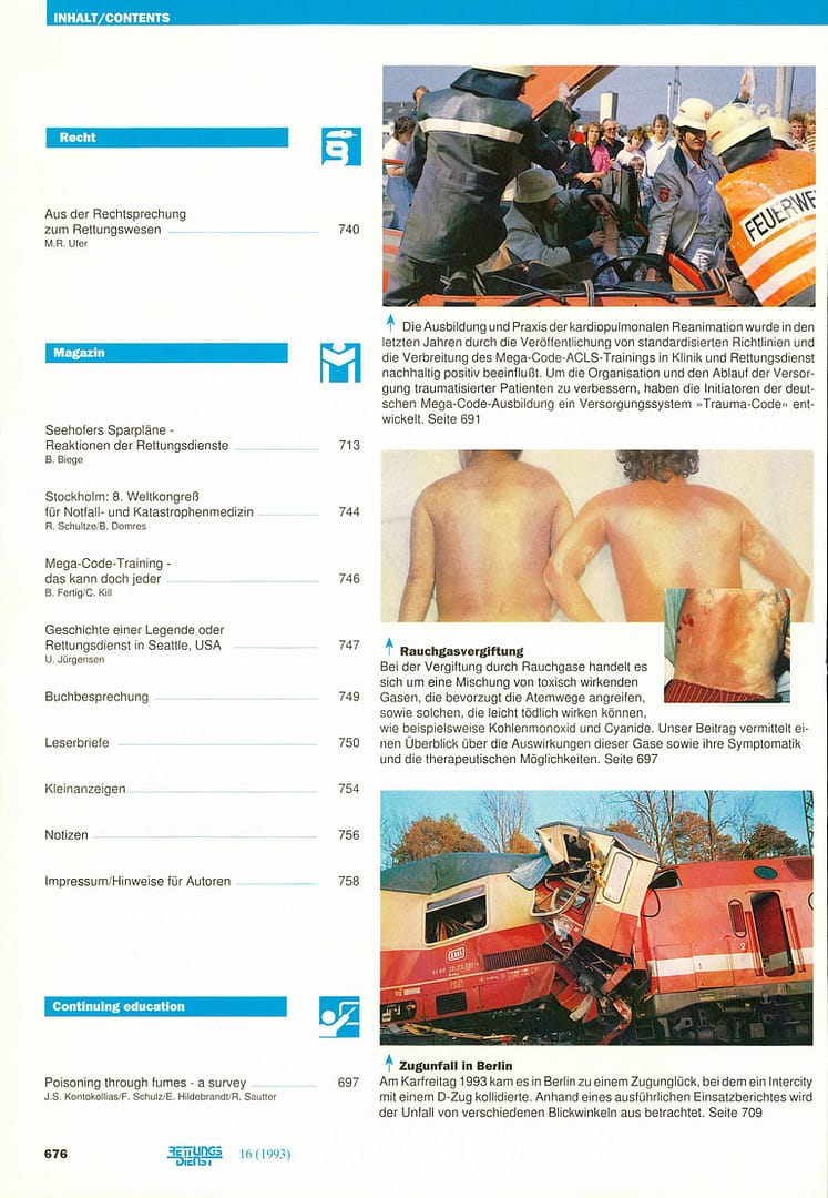 RETTUNGSDIENST 09/1993