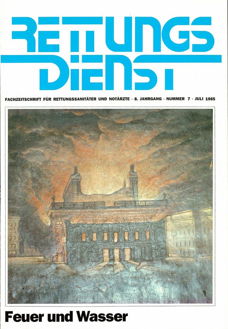 RETTUNGSDIENST 07/1985