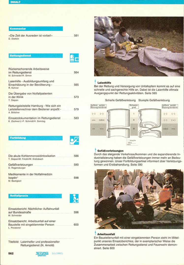RETTUNGSDIENST 09/1991