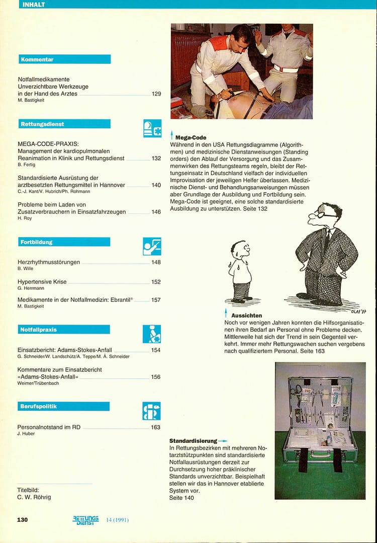 RETTUNGSDIENST 03/1991