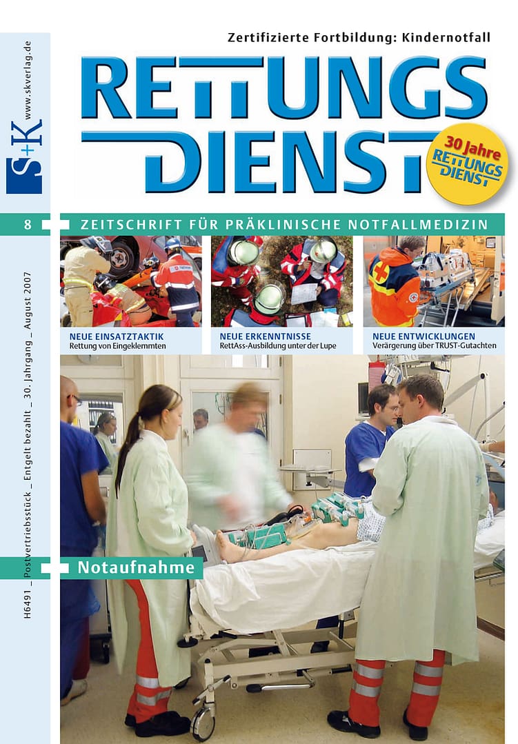 RETTUNGSDIENST 08/2007