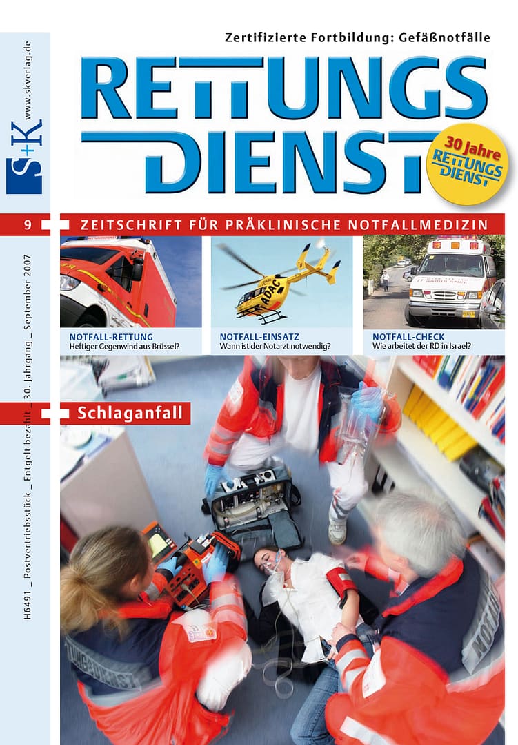 RETTUNGSDIENST 09/2007