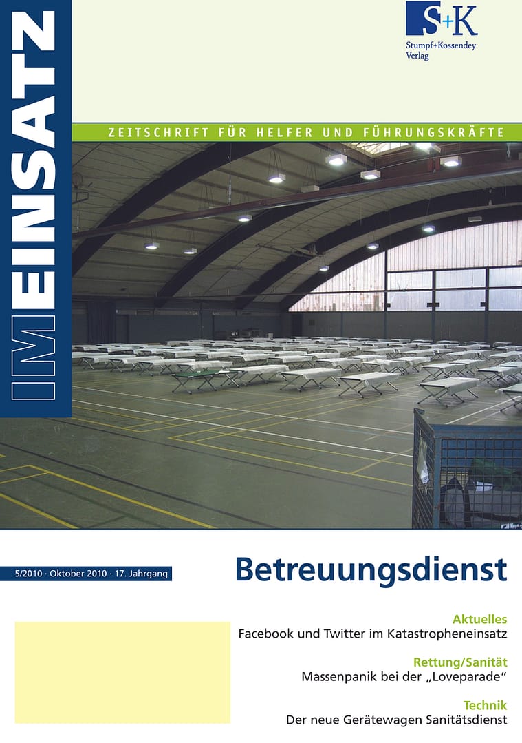 IM EINSATZ 05/2010 - Betreuungsdienst
